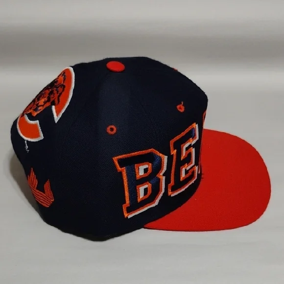 RARE! Bears Vintage Embroidered Logo Snap Back Cap 100% Wool (Office)